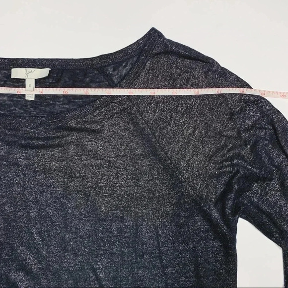 Joie Cyndi Metallic Linen Top - Picture 5 of 8